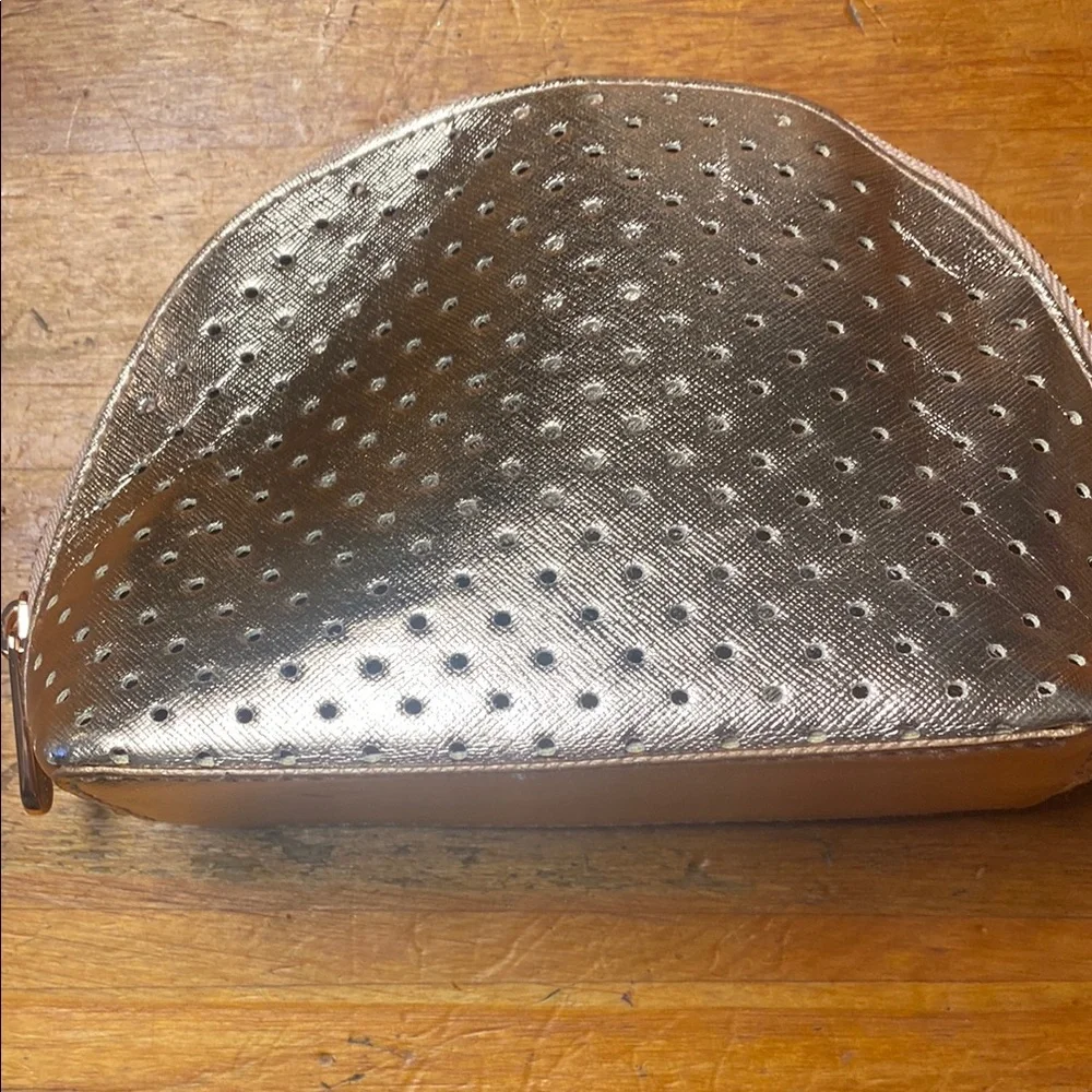 Michael Kors Rose Gold Dotted Codmetics Pouch